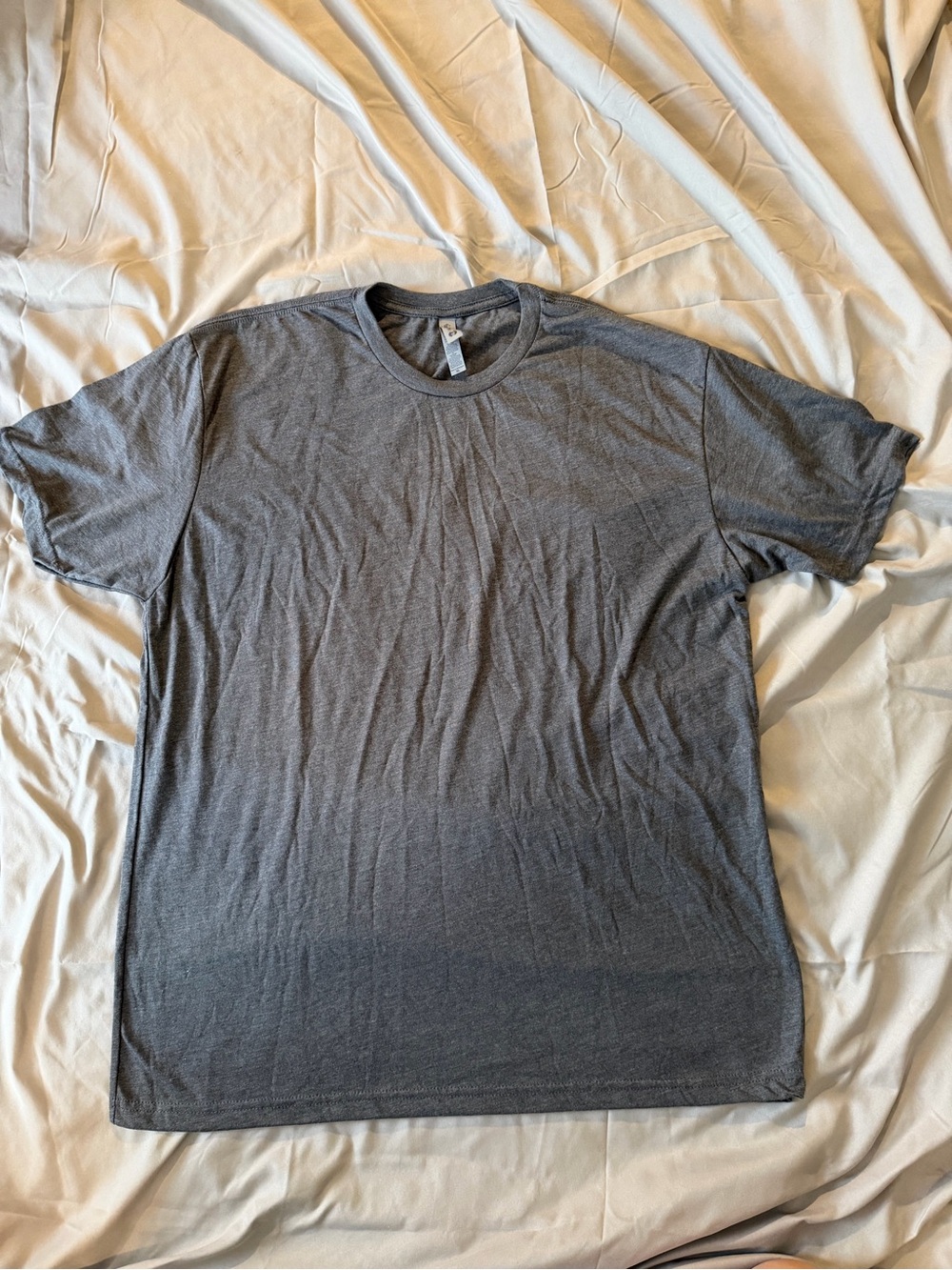 Next Level Apparel Men's Crew Neck T-Shirt in Charcoal